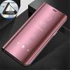 Mirror Clear View Cover Flip for Samsung Galaxy S6 Pink (OEM)